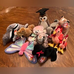 Lot of 10 Ty Beanie Babies Teeny bonuses. Pet free and smoke free home.